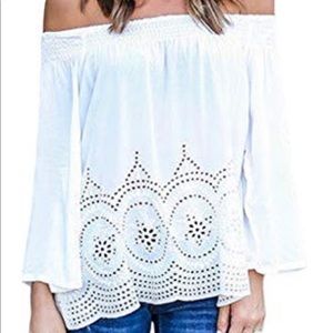 Yidarton off shoulder blouse